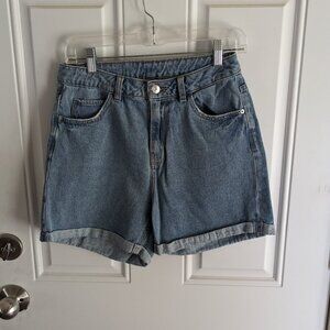 Vero Moda Denim  Relaxed Fit Jean Shorts High Rise Loose Shorts Sz Medium